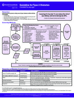 Guideline for Type 2 Diabetes - colorado.gov