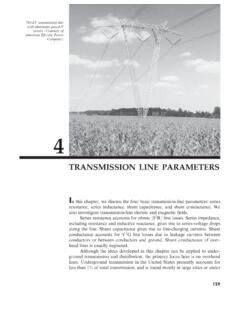 TRANSMISSION LINE PARAMETERS - Baylor University