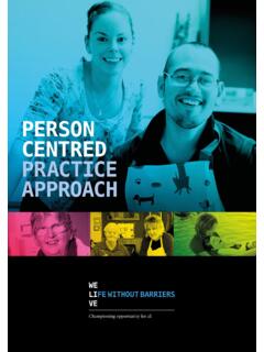 PERSON CENTRED PRACTICE APPROACH