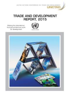 TRADE AND DEVELOPMENT REPORT, 2015 - UNCTAD | Home