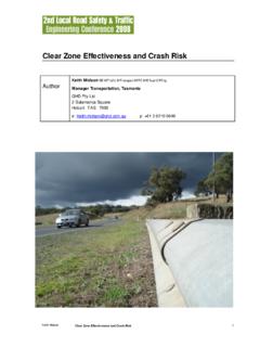 Clear Zone Effectiveness and Crash Risk - Midson …
