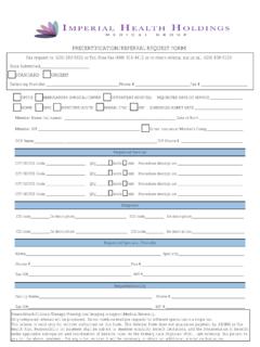 PRECERTIFICATION/REFERRAL REQUEST FORM