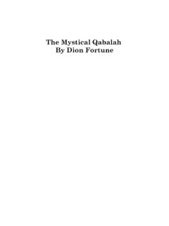 The Mystical Qabalah By Dion Fortune - gwotton.ca