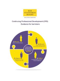 Continuing Professional Development (CPD) …