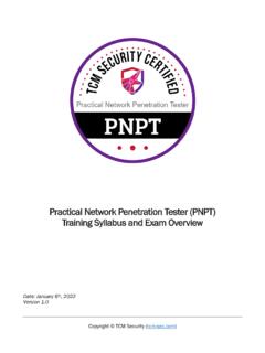 Practical Network Penetration Tester (PNPT) Training ...