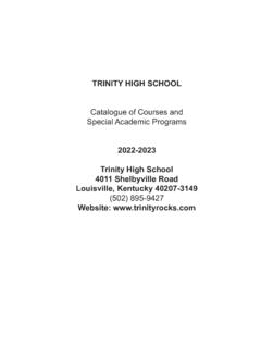 TRINITY HIGH SCHOOL