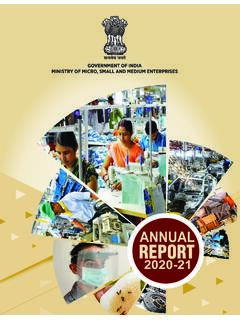 Annual Report 2020-21 - Ministry of Micro, Small and ...