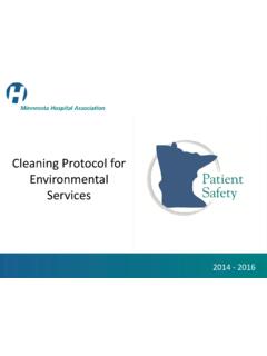 Cleaning Protocol for Environmental - MHA