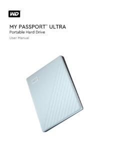 MY PASSPORT ULTRA - Western Digital