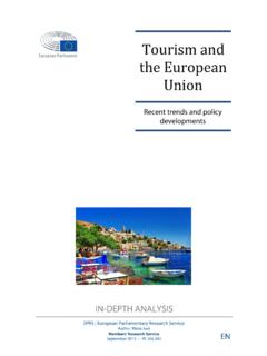 Tourism and the European Union - European Parliament