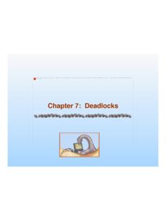 Chapter 7: Deadlocks - Louisiana Tech University