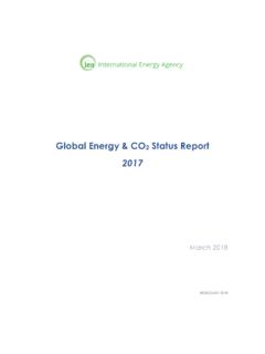Global Energy &amp; CO Status Report - iea.org