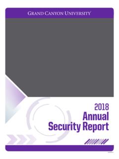 2018 Annual Security Report - gcu.edu