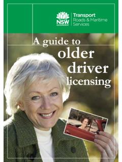 A guide to older driver licensing - Roads and …