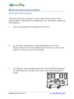Mixed operations word problems worksheet