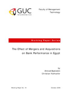 The Effect of Mergers and Acquisitions on Bank …