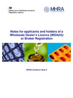 Notes for applicants and holders of a Wholesale Dealer’s ...