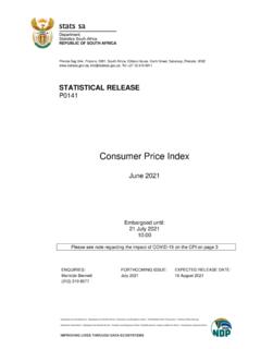 STATISTICAL RELEASE P0141