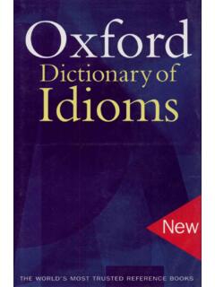 Oxford Dictionary of Idioms, 2e (2004)