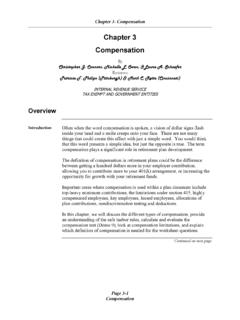 Chapter 3 Compensation - Internal Revenue Service