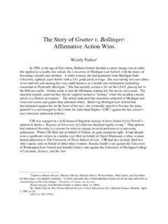 The Story of Grutter v. Bollinger Affirmative Action Wins