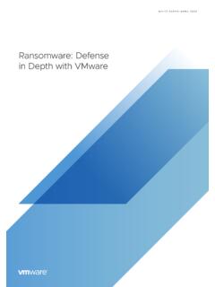Ransomware: Defense in Depth with VMware