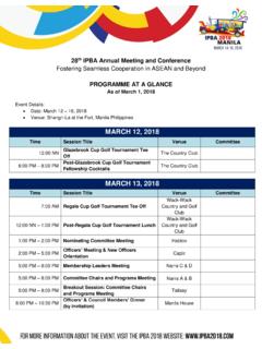 28th IPBA Annual Meeting and Conference …