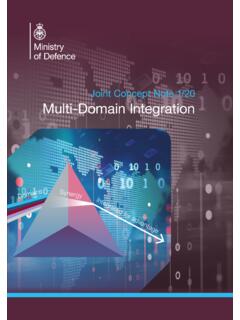 Joint Concept Note 1/20, Multi-Domain Integration