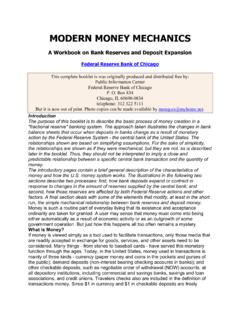 A Workbook on Bank Reserves and Deposit Expansion
