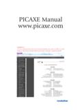 PICAXE Manual www.picaxe