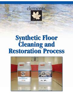 Synthetic Floor Cleaning and Restoration Process