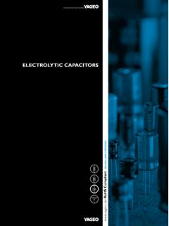 ELECTROLYTIC CAPACITORS - Yageo
