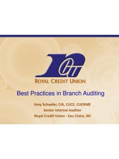 Best Practices in Branch Auditing - ACUIA.org