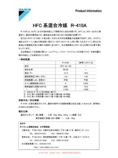 HFC系混合冷媒 R-410A - daikin.co.jp