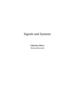 Signals and Systems - Univr
