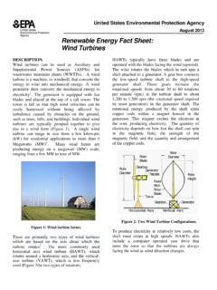 Renewable Energy Fact Sheet: Wind Turbines