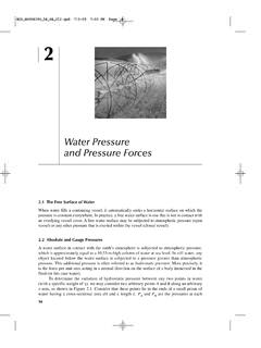 Water Pressure and Pressure Forces - Pearson