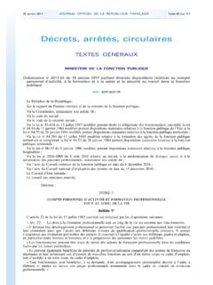 D&#233;crets, arr&#234;t&#233;s, circulaires - anfh.fr