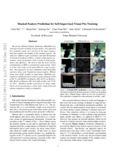 Masked Feature Prediction for Self-Supervised Visual Pre ...