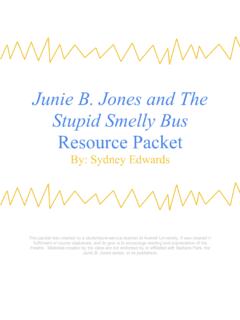 Junie B. Jones and The Stupid Smelly Bus