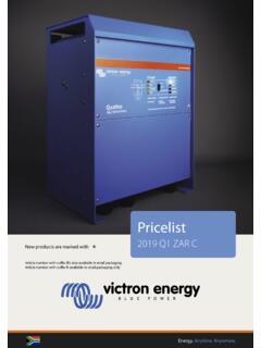 Pricelist - Victron Energy