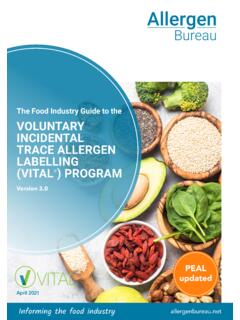 Version 3 - Allergen Bureau | Informing Industry