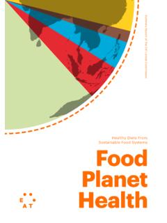 Healthy Diets From Sustainable Food Systems Food Planet …