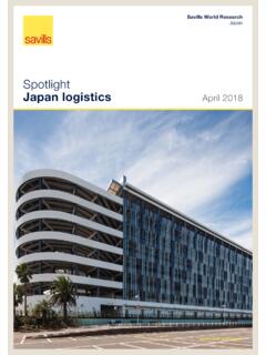 Spotlight Japan logistics April 2018 - pdf.savills.asia