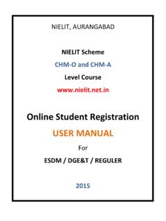 DSHC Online Registration - NIELIT