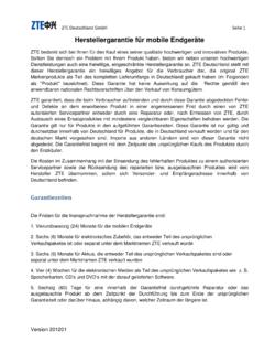ZTE Deutschland GmbH Seite 1