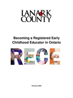 Becoming a Registered Early Childhood Educator in Ontario