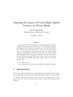 Assessing the Impact of Central Bank Digital Currency on ...