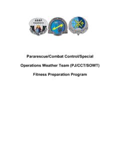 Pararescue/Combat Control/Special Operations Weather …
