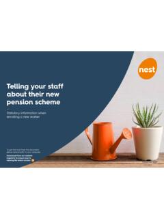 Telling your staff about their new pension scheme